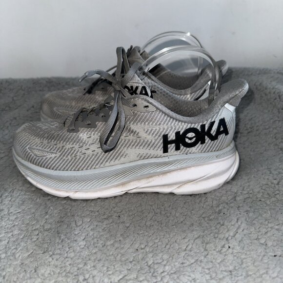 Size 7D Men’s Hoka One Clifton 9 Low‎ Harbor Mist Black 1127895-HMBC main image 7